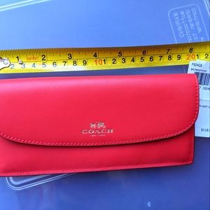 Coach Red Wallet NWT